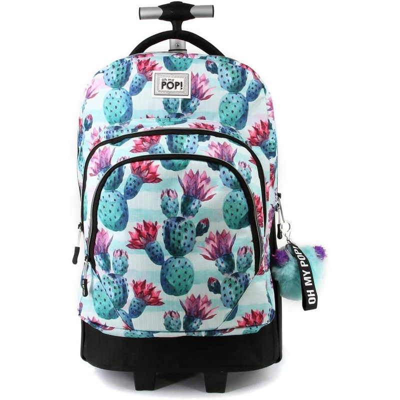 Oh My Pop! Nopal-GTX School Trolley Backpack Casual Daypack. 53 cm