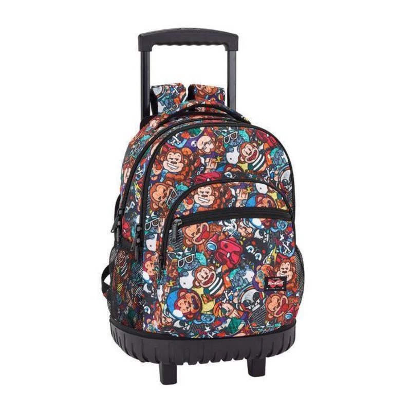 Safta Large Backpack with Wheels Compact Blackfit8