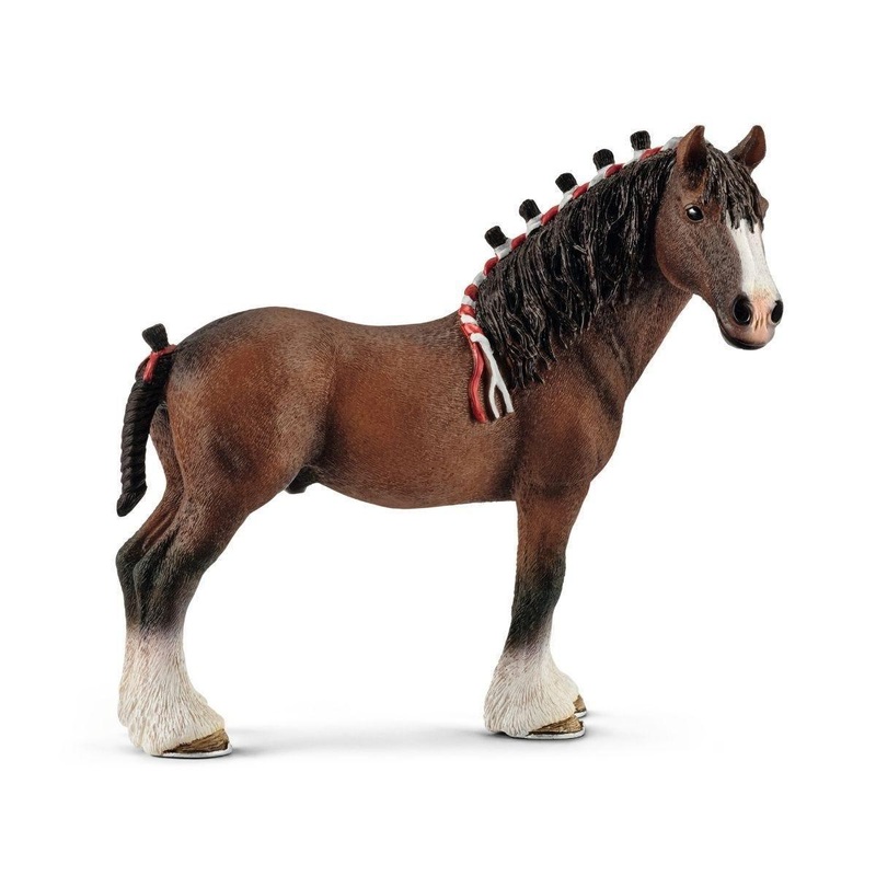 SCHLEICH 13808 Clydesdale Gelding Horse Figure
