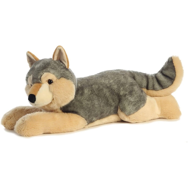 AURORA 31618 Super Flopsies Wolf 27-inch Soft Toy