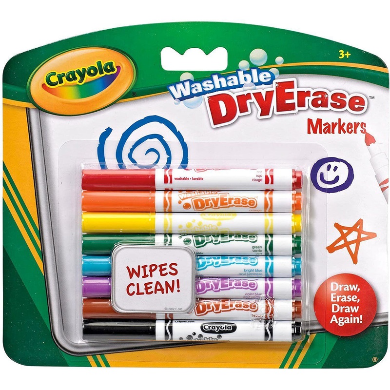 Crayola Washable Dry Erase Markers Pack of 8