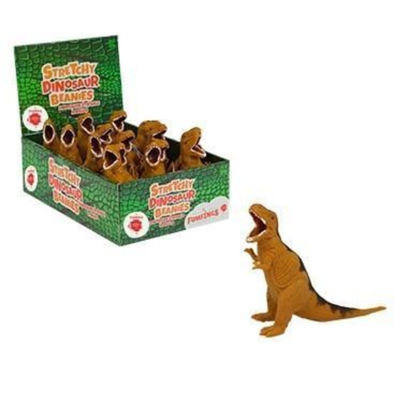 Keycraft Fumfings 14cm Stretchy Beanie T-Rex