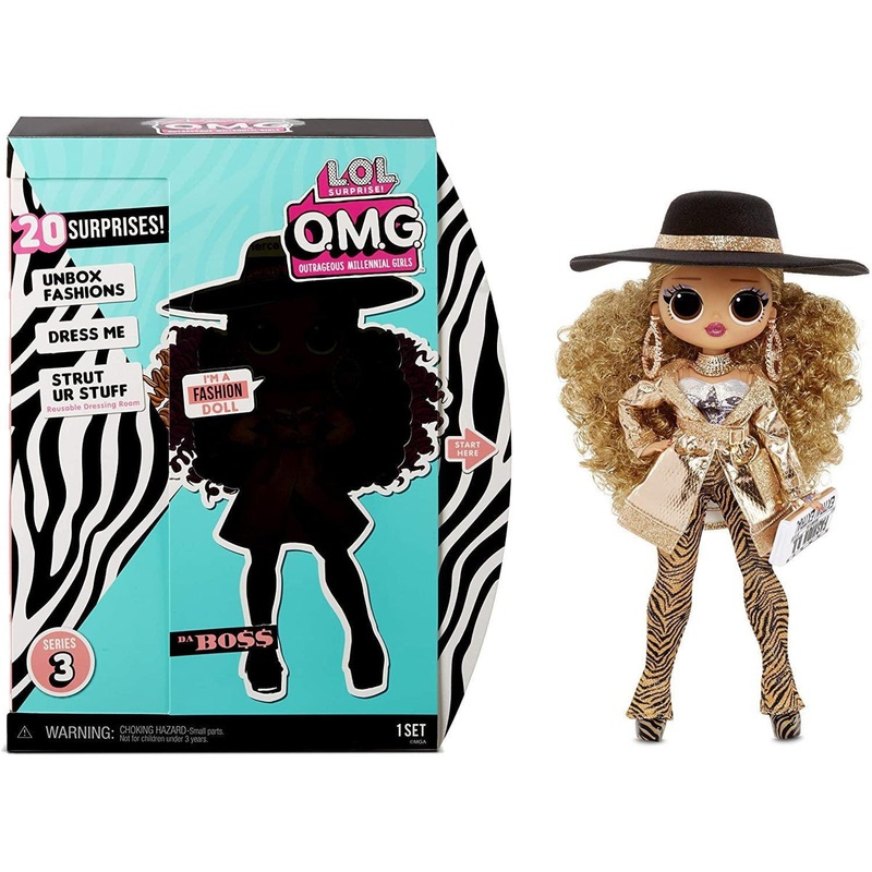 L.O.L. Surprise! O.M.G. Da Boss Fashion Doll with 20 Surprises