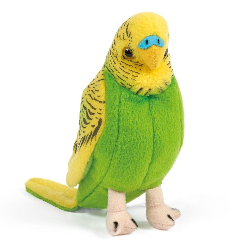 LIVING NATURE 14cm Budgerigar Soft Toy