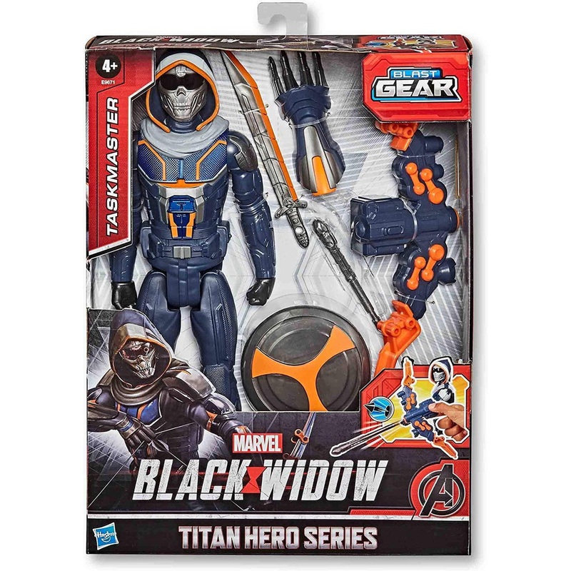 Marvel Black Widow Titan Hero Series Blast Gear Taskmaster Action Figu