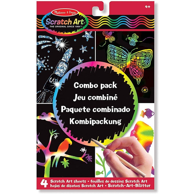 Melissa & Doug 15804 Scratch Art Combo Pack