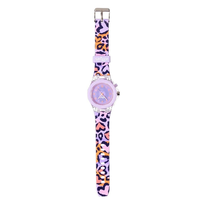 SMIGGLE Flow Light Time Flashing Watch Lilac
