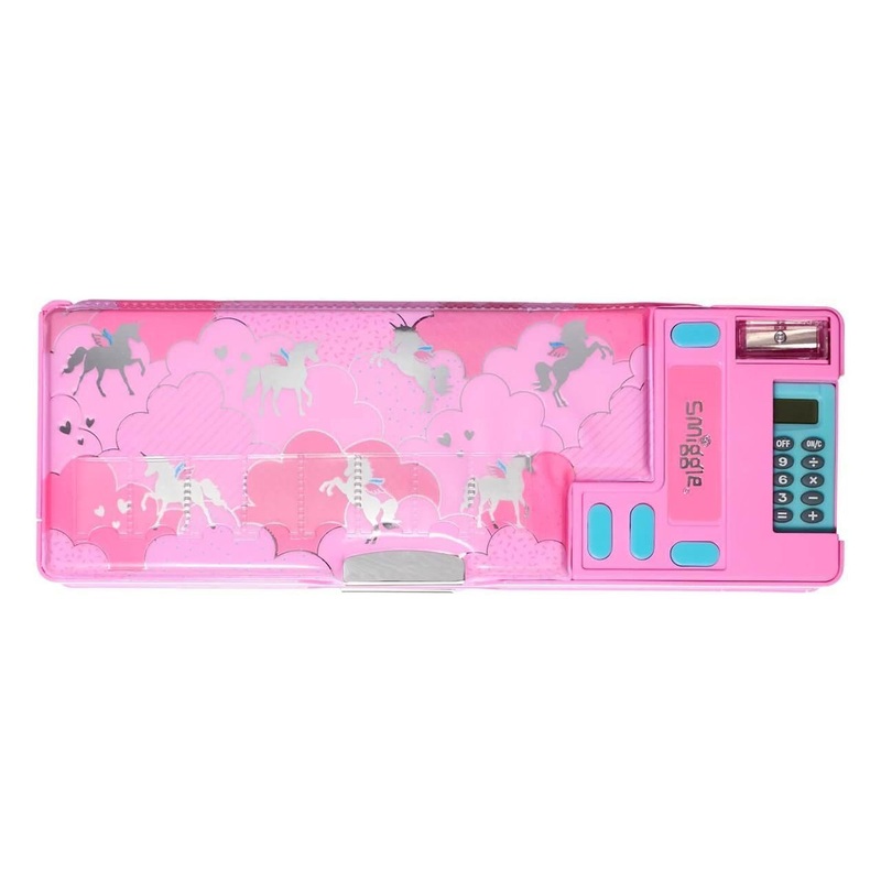 SMIGGLE Lunar Pop-Out Id Pencil Case Pink