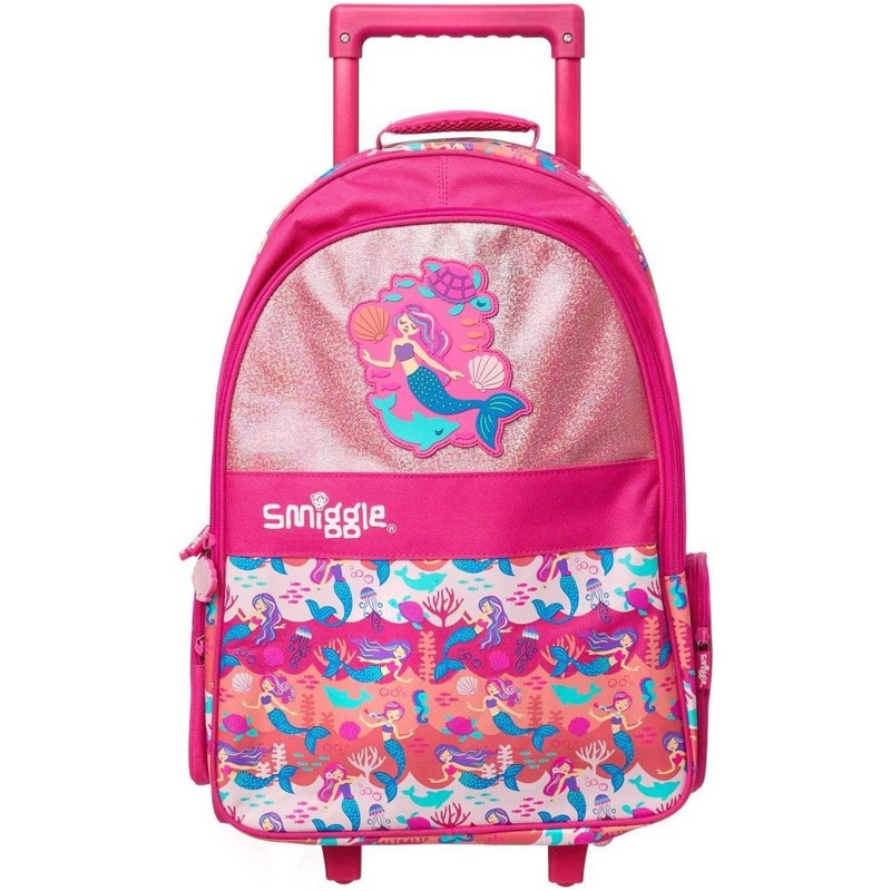 SMIGGLE SMIGGLE Wizz Light Up Trolley Kids Travel Backpack with Motion
