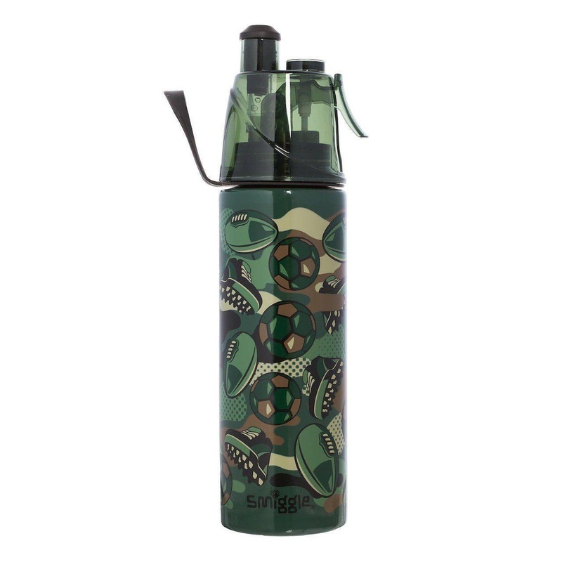 SMIGGLE Spritz Stainless-Steel Drink Bottle – Khaki