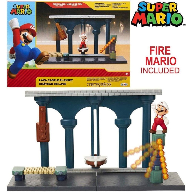 Super Mario JPA40017 Lava Castle Playset