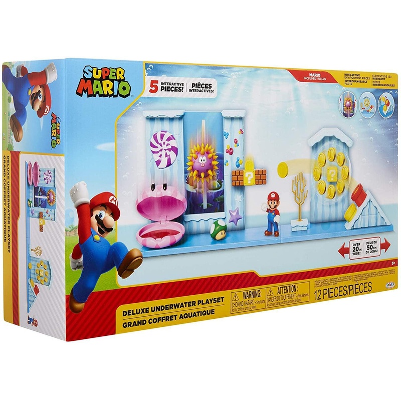 Super Mario JPA40025 Deluxe Underwater Playset