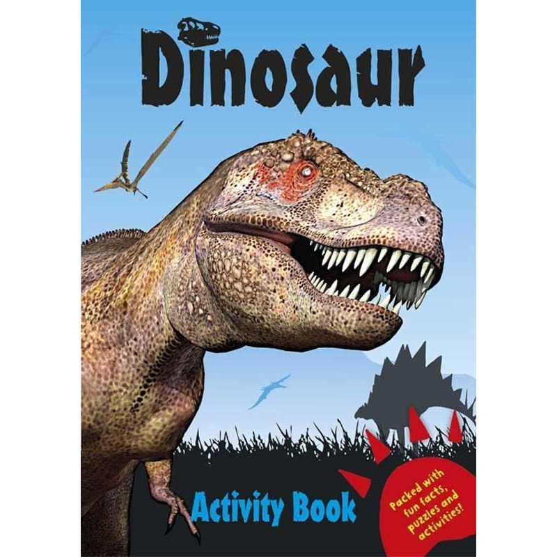 Dinosaur Activity Book – Blue