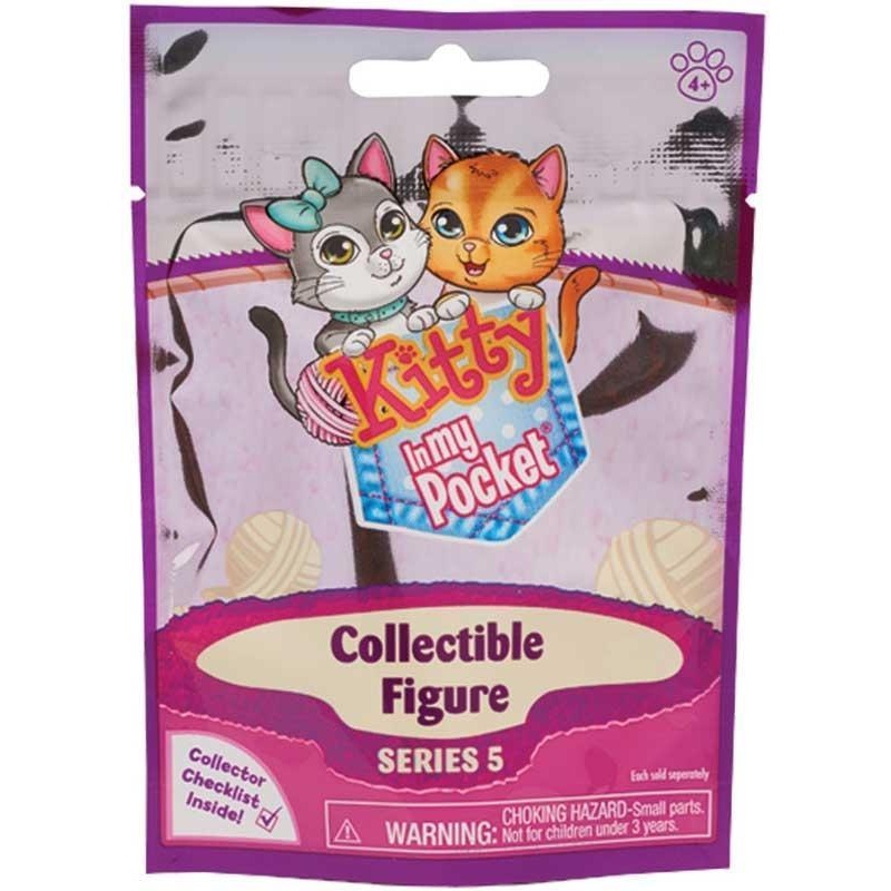 Kitty in My Pocket Series 5 Figurine Packs Assorted