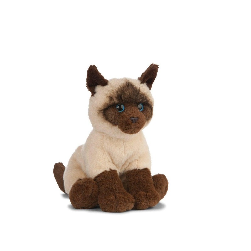 LIVING NATURE AN483 Siamese Cat 20cm Soft Toy