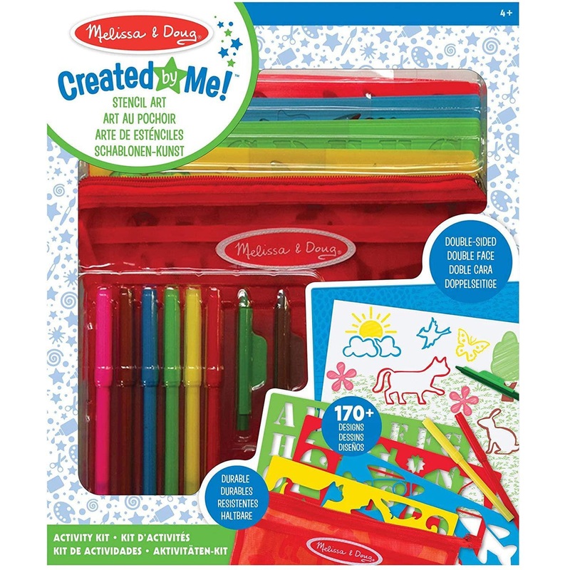 Melissa & Doug 40624 Created by Me! Stencil Art Activity Kit
