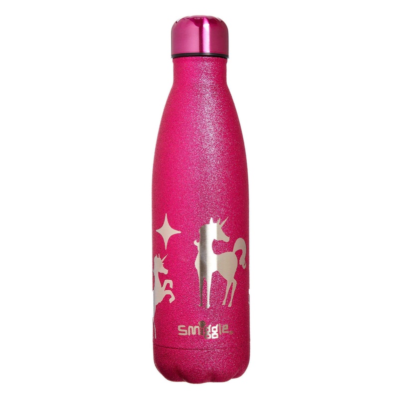 SMIGGLE Believe Glitter Stainless Steel Drink Bottle
