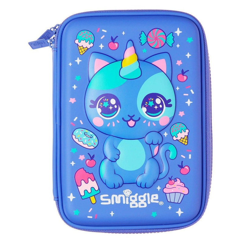 SMIGGLE Budz Character Hardtop Pencil Case – Purple