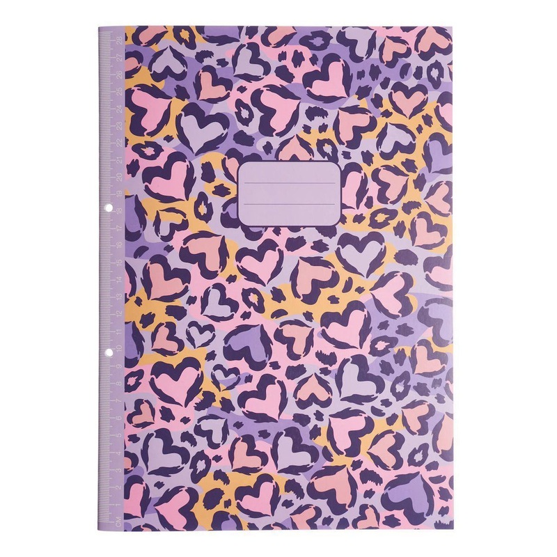 SMIGGLE Flow A4 Exercise Book – Lilac/Pink