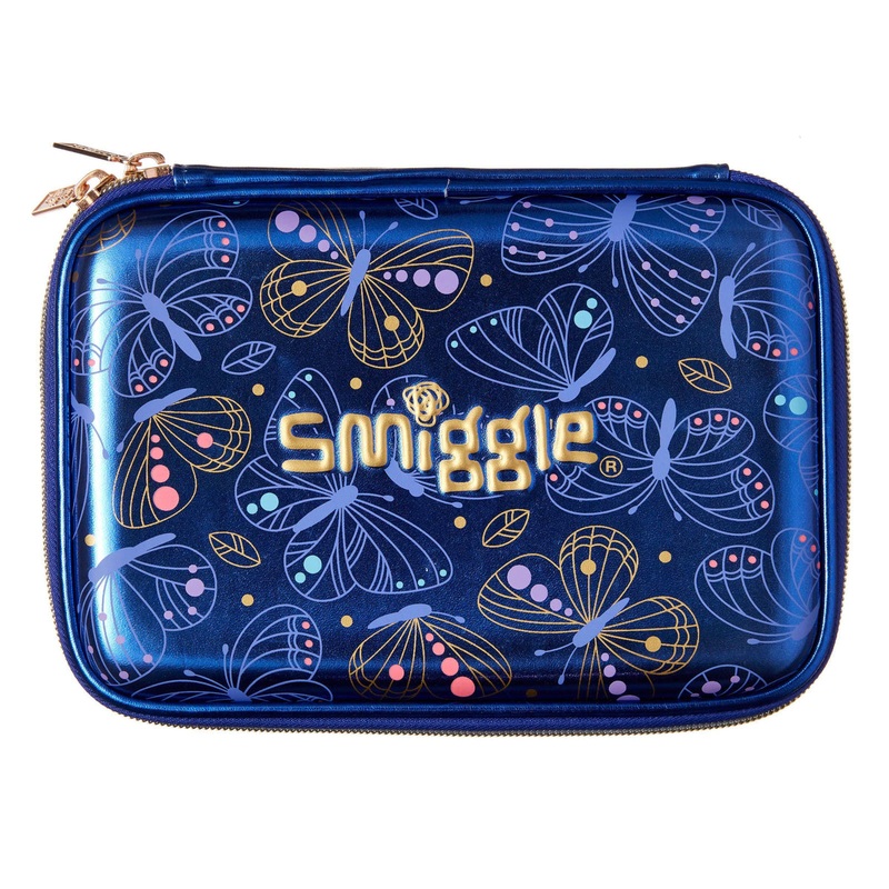 SMIGGLE Shimmy Hardtop Dual Sided Pencil Case – Purple