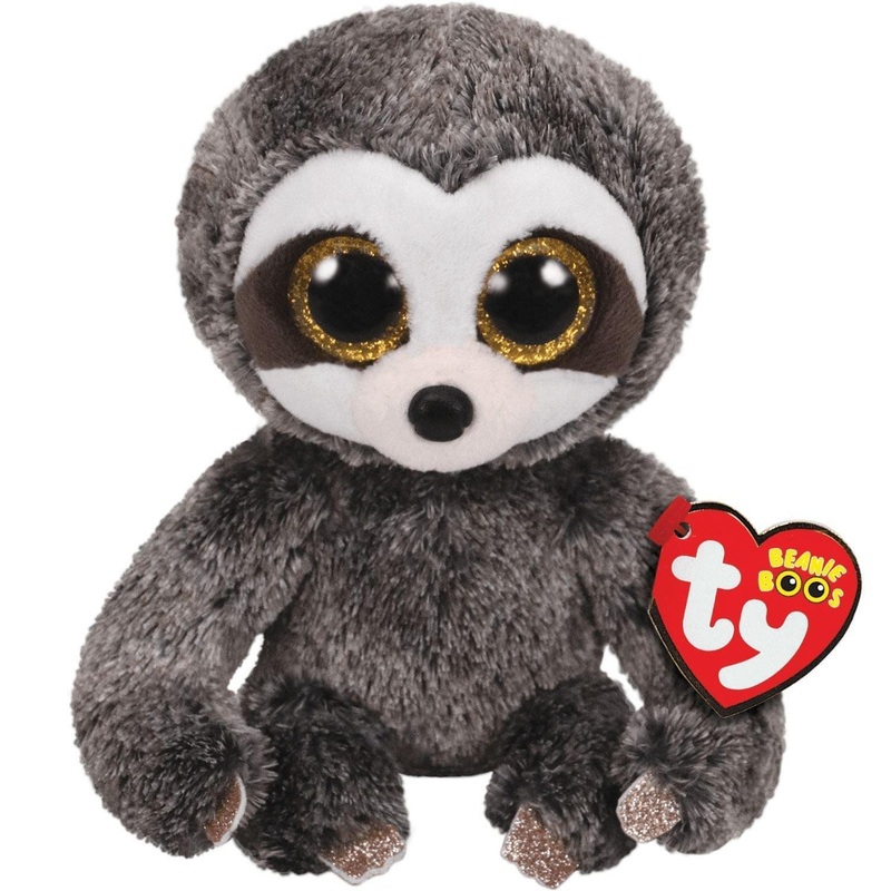 Ty Beanie Boo Dangler The Sloth 15cm Plush – Grey