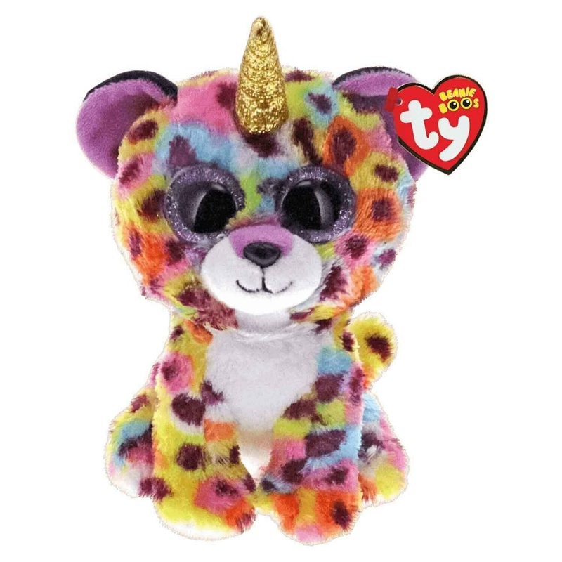 Ty Beanie Boo Giselle Leopard Plush With Horn 15cm