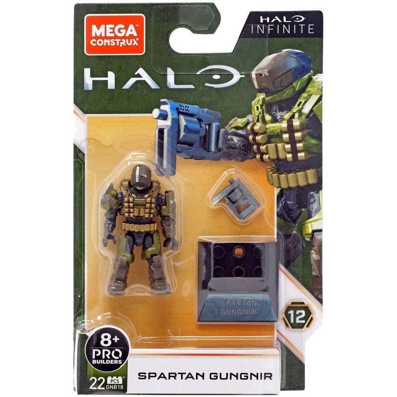 Halo Mega Construx Halo Infinite Spartan Gungnir Minifigure