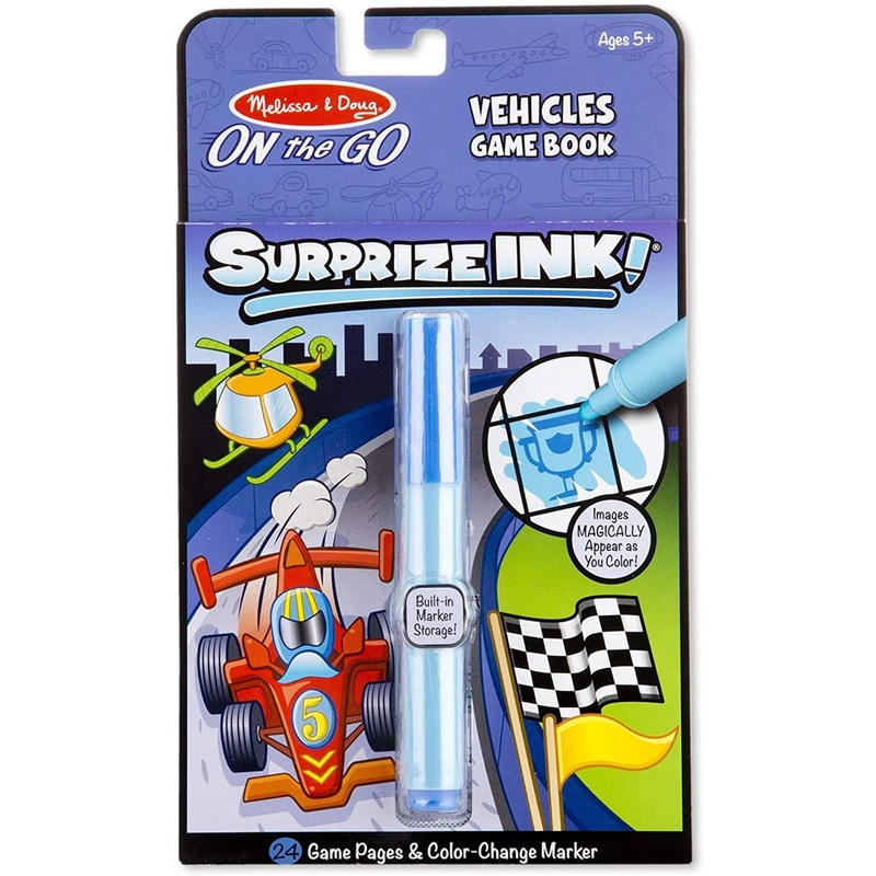 Melissa & Doug 15286 Surprise Ink. On The Go – Vehicles Game Book