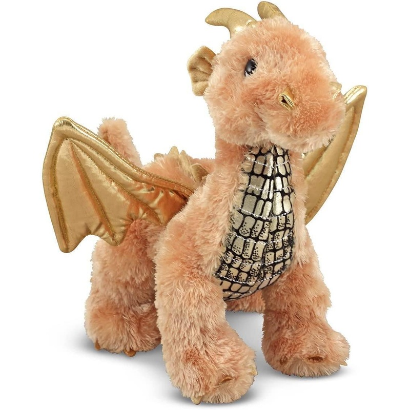 Melissa & Doug 17571 Stuffed Toy Dragon – Brown