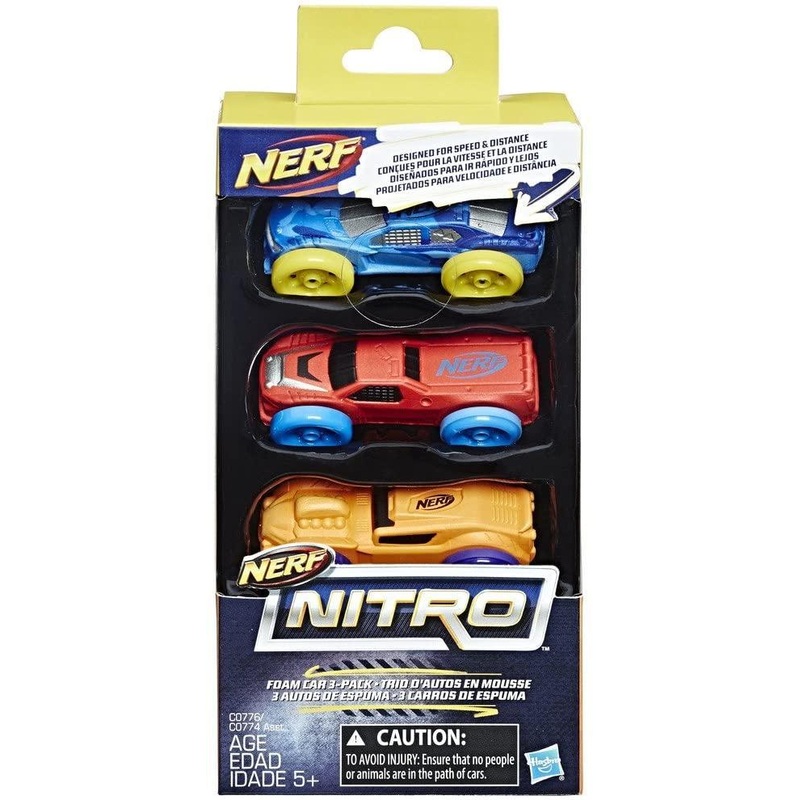 Nerf Nitro C0776 Foam Cars – Pack of 3