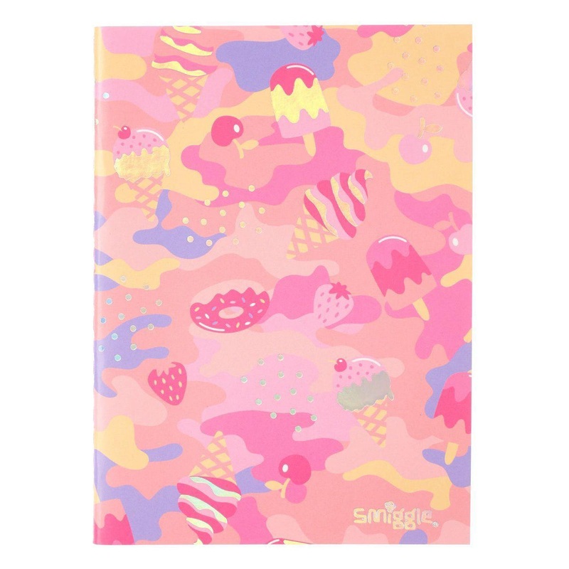 SMIGGLE Seek A6 Lined Exercise Book – Coral