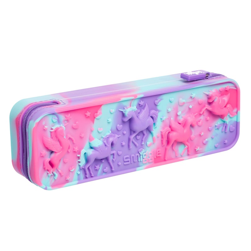SMIGGLE Swirl Silicone Pencil Case – Purple