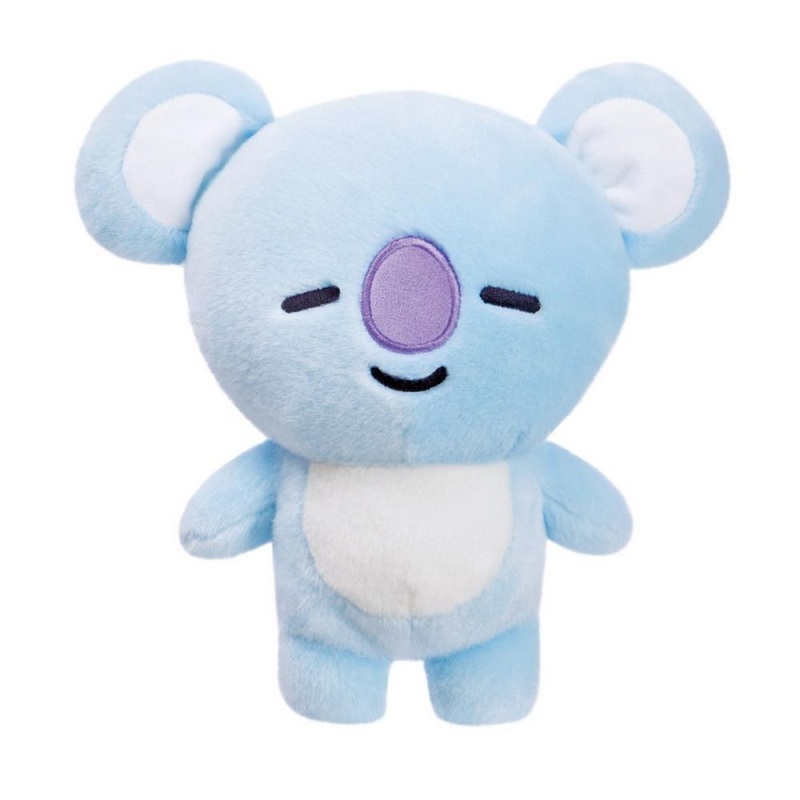 AURORA BT21 Official Merchandise. KOYA Soft Toy 61320. Medium – Blue