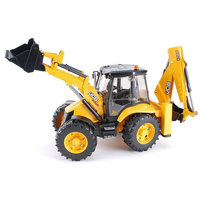 BRUDER 02454 JCB 5CX ECO Backhoe Loader Tractor