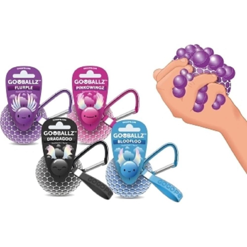 GOGOPO Gooballz Clip On Pearlescent Slime Ball – Assortment