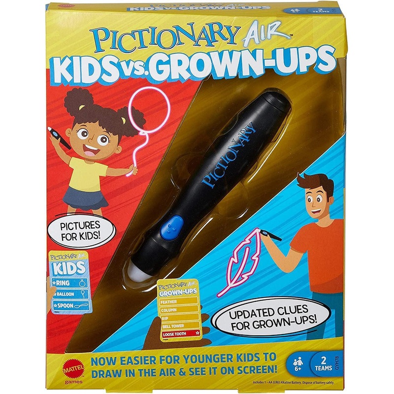 Mattel Games GYH78 Pictionary Air Kids vs Grown-Ups