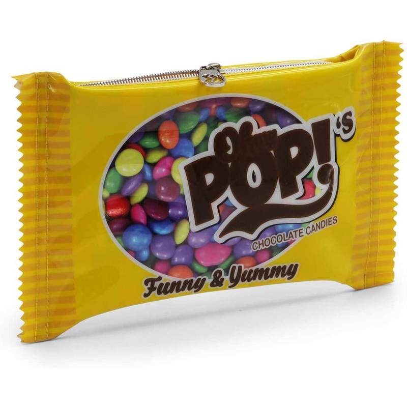 Oh My Pop Chocolate Candy Toiletry Bag 30cm – Yellow