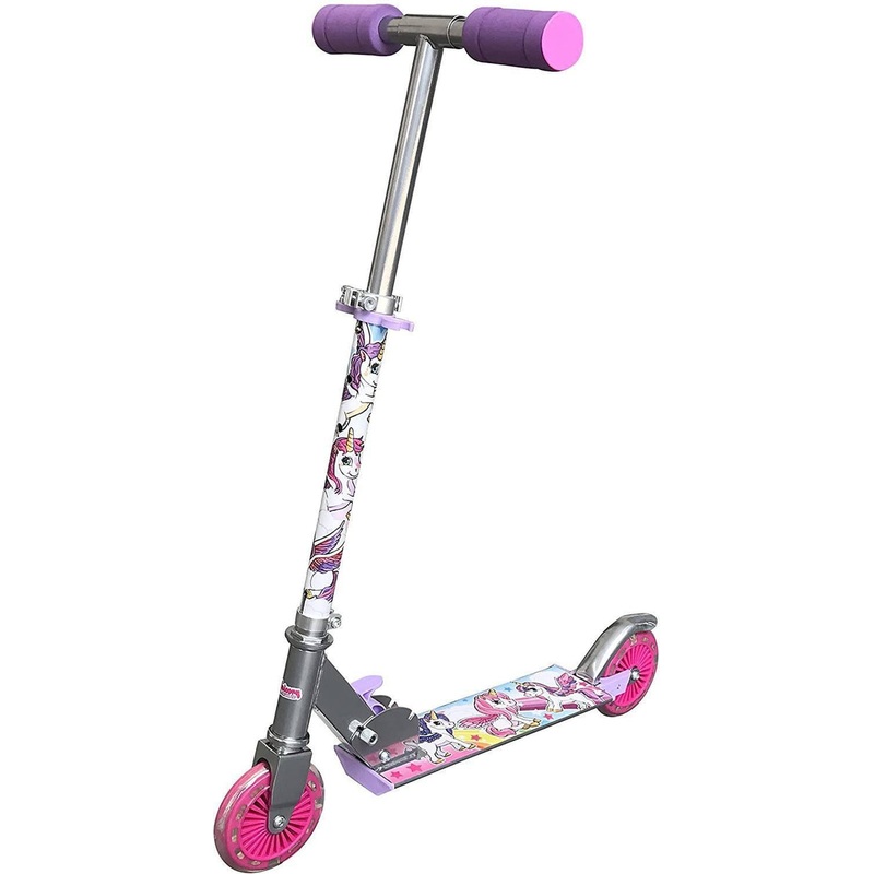 Ozbozz Unicorn Scooter with Light up Wheels