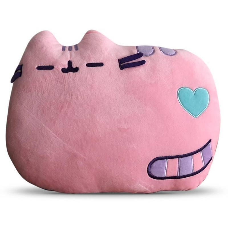 Pusheen Cushion Laying Down Pastel Pink