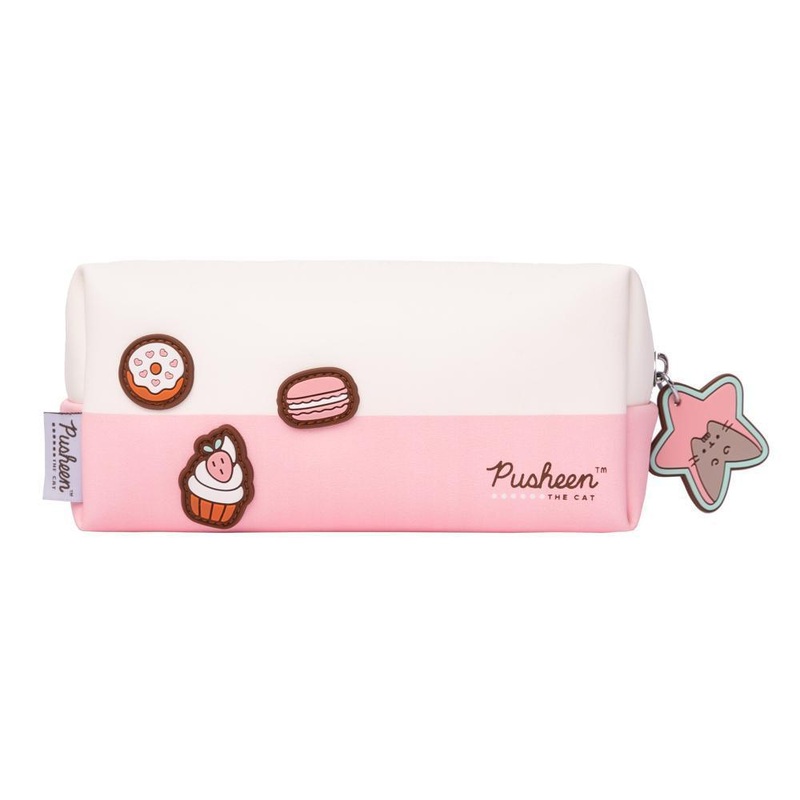 Pusheen Pencil Case. Makeup Case. Rose Collection