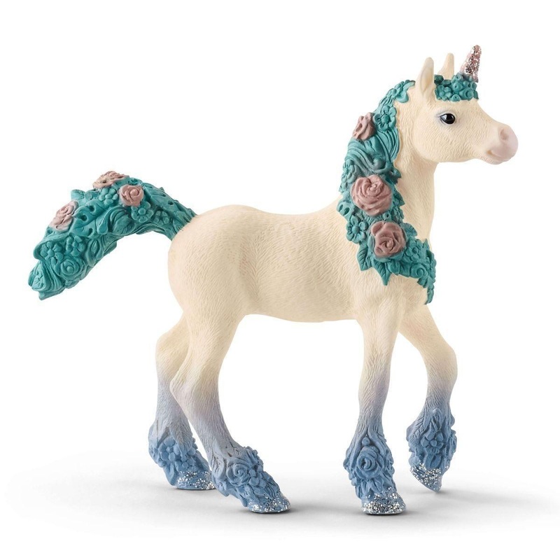Schleich 70591 Flower Unicorn Foal Figure