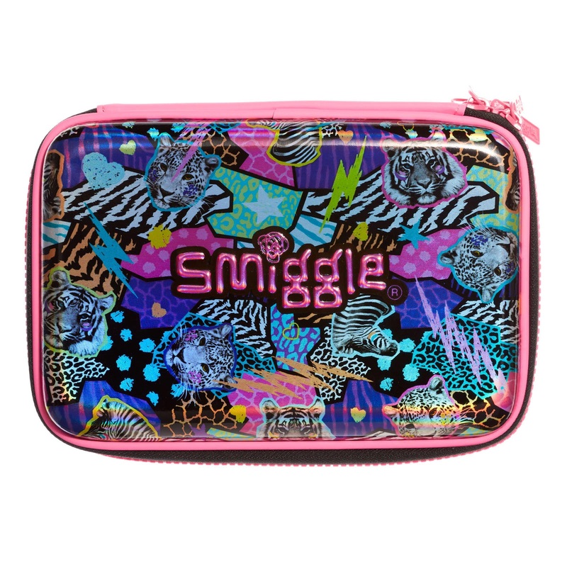 SMIGGLE 269168 Galaxy Double Up Hardtop Pencil Case