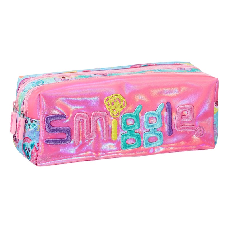 SMIGGLE 269308 Galaxy Twin Zip Pencil Case