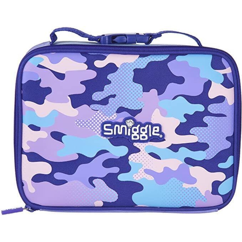 SMIGGLE Block Square Lunchbox Purple