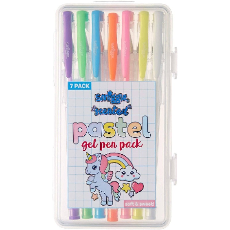 SMIGGLE Scented Pastel Gel Pen Pack X7