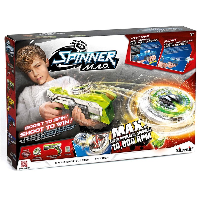 Spinner M.A.D. Single Shot Blaster – Green
