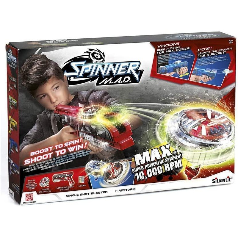 Spinner M.A.D. Single Shot Blaster – Red