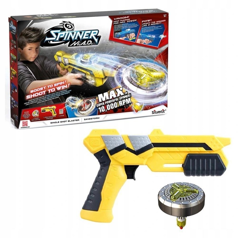 Spinner M.A.D. Single Shot Blaster – Yellow
