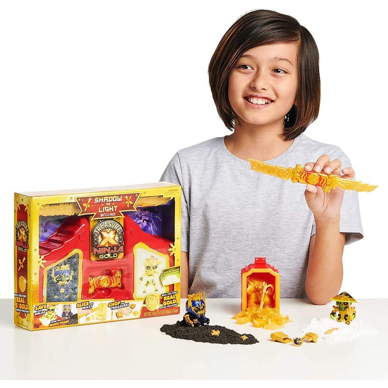 Treasure X Ninja Gold Shadow vs Light Battle Pack
