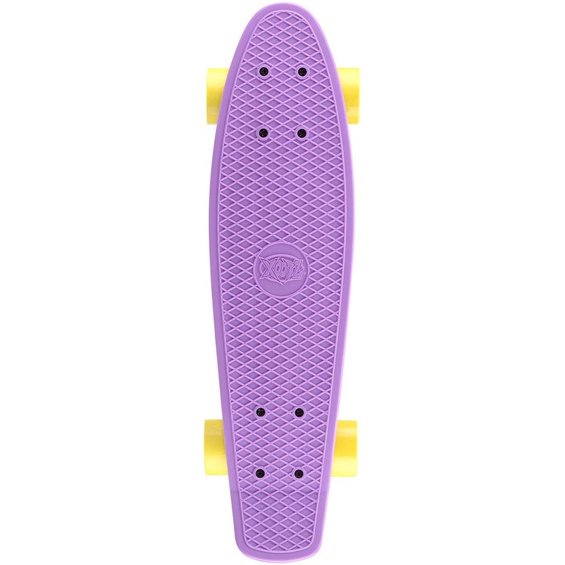XOOTZ 22-Inch Mini Cruiser Skateboard – Pastel Purple